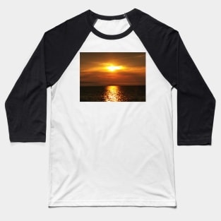 Dramatic Sunrise on the Lake Baseball T-Shirt